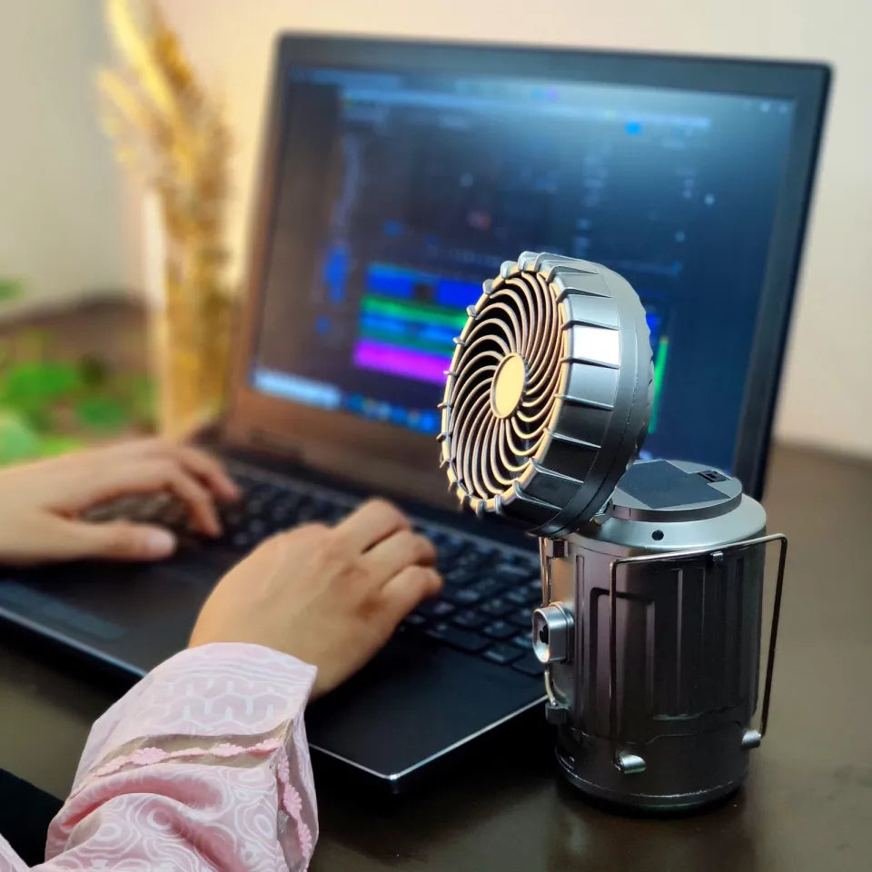 Camping Light+ Fan