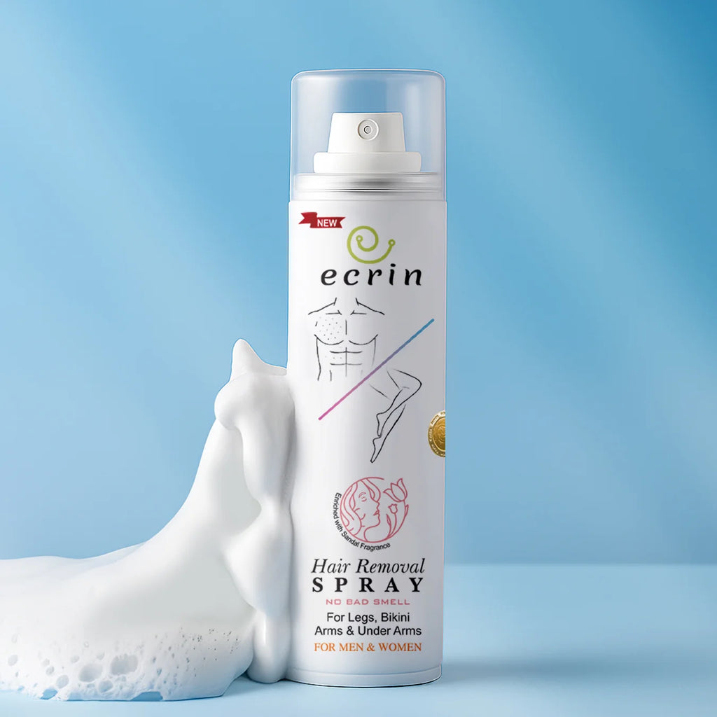 NEW Ecrin Hair Removal Foaming Spray - Advance Formula with Refreshing Fragrance