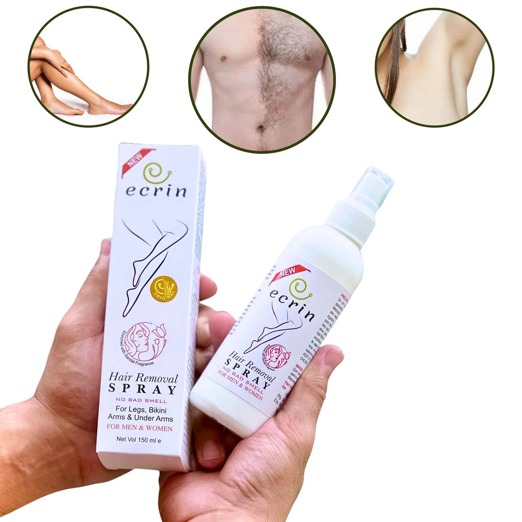 NEW Ecrin Hair Removal Foaming Spray - Advance Formula with Refreshing Fragrance
